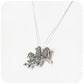 Three Little Birds on a Branch Pendant and Brooch