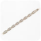 Marcasite Link Bracelet in Sterling Silver