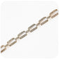 Marcasite Link Bracelet in Sterling Silver