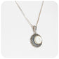Mother of Pearl and Marcasite Sunflower Pendant - Victoria's Jewellery