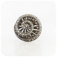 The Marcasite Spiral Ring in Sterling Silver - Medium