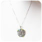 The Angel Fish, Blue Topaz and Peridot Pendant and Chain in Sterling Silver