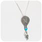 Fly Away with Me, Turquoise and Marcasite Pendant and Chain