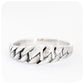 Sterling Silver Link Ring - Slightly Oxidised