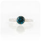 brilliant cut london blue topaz and cubic accent engagement ring