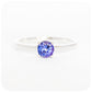 Round cut Tanzanite Solitaire Ring