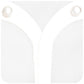 7mm White Fresh Water Pearl Stud Earrings in Sterling Silver