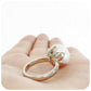 The Tulip, White Fresh Water Pearl Ring in Sterling Silver