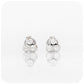 The Cubic Zirconia Trio Stud Earrings