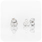 The Cubic Zirconia Trio Stud Earrings