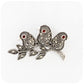 Three Little Birds on a Branch Pendant and Brooch
