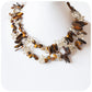 Tiger Eye and Golden Yellow Preciousa Crystal Necklace