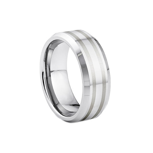 mens tungsten engagement wedding ring