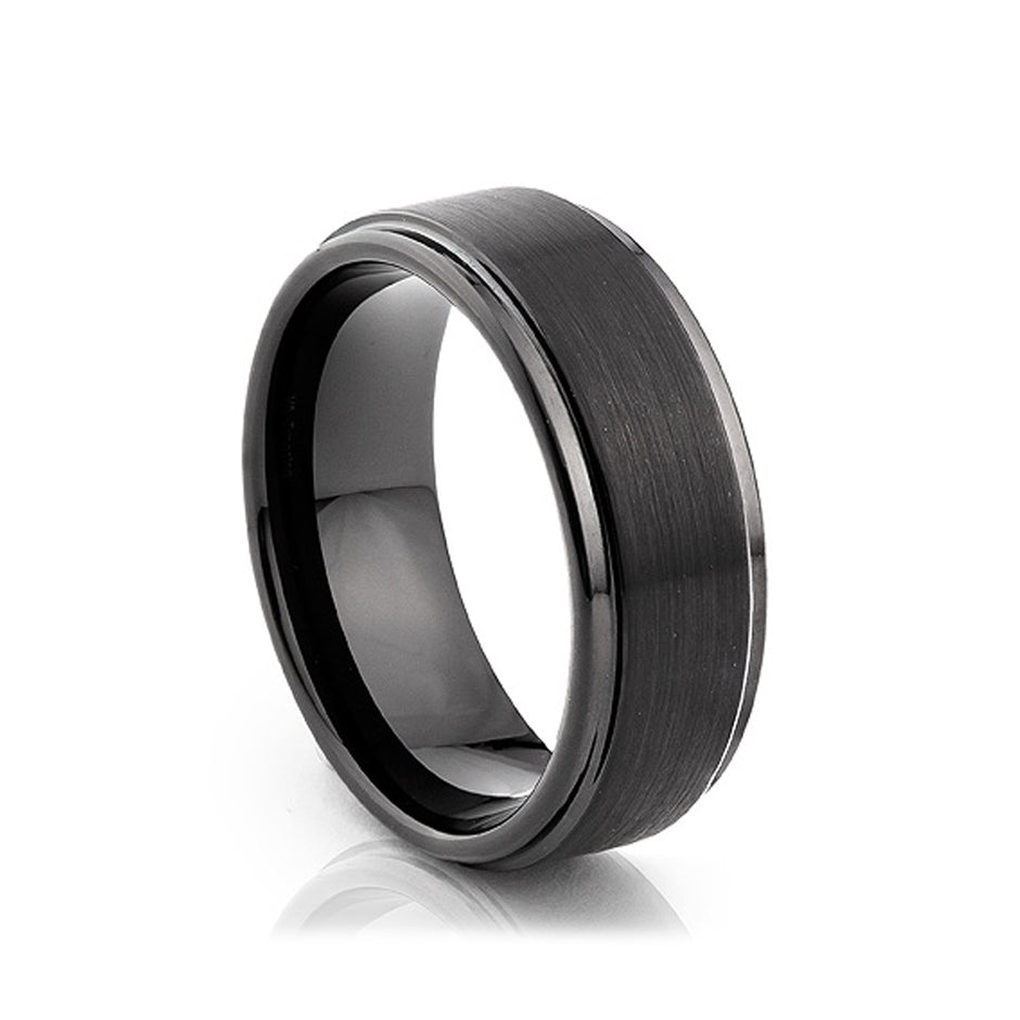 Tungsten Men's Rings – Victoria's Jewellery