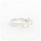 The Amanda, Brilliant Cut Half Eternity Ring