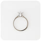 The 6 Claw Brilliant cut Moissanite Ring - 1ct