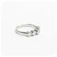 Brilliant cut Moissanite Half Eternity Wedding or Anniversary Ring - Victoria's Jewellery