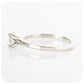 brilliant round cut moissanite solitaire engagement ring