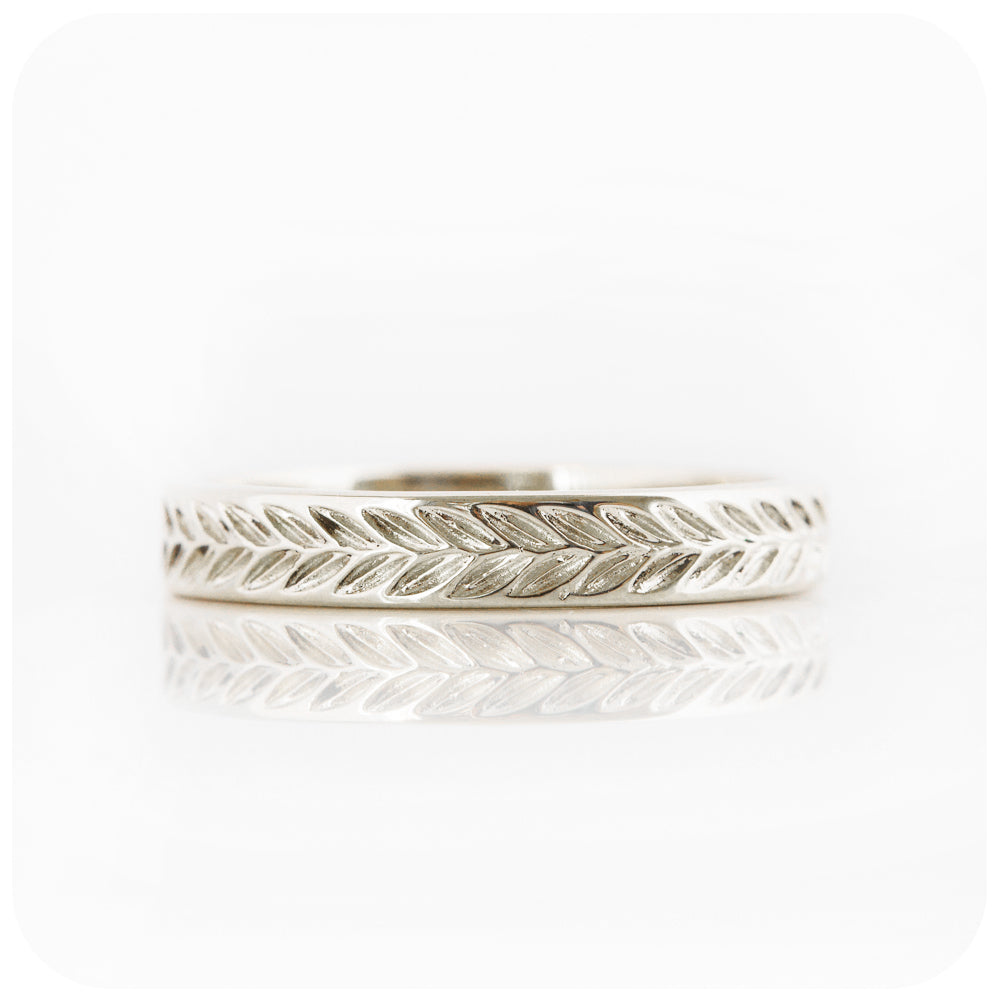 The Wreath, an Engraved Eternity Ring