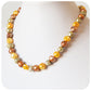 Yellow, Brown and Green Fresh Water Pearl Necklace