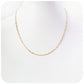 9k Yellow Gold Baby Paper Clip Chain
