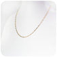9k Yellow Gold Baby Paper Clip Chain