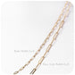 9k Yellow Gold Baby Paper Clip Chain