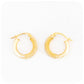 Yellow Gold Hoop Earring - Victoria's Jewellery