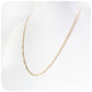 9k Yellow Gold Paper Clip Chain