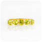 Danelle, a Peridot Half Eternity Trellis Ring