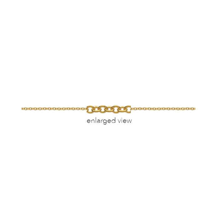 9k Yellow Gold Rolo Chain - 2mm