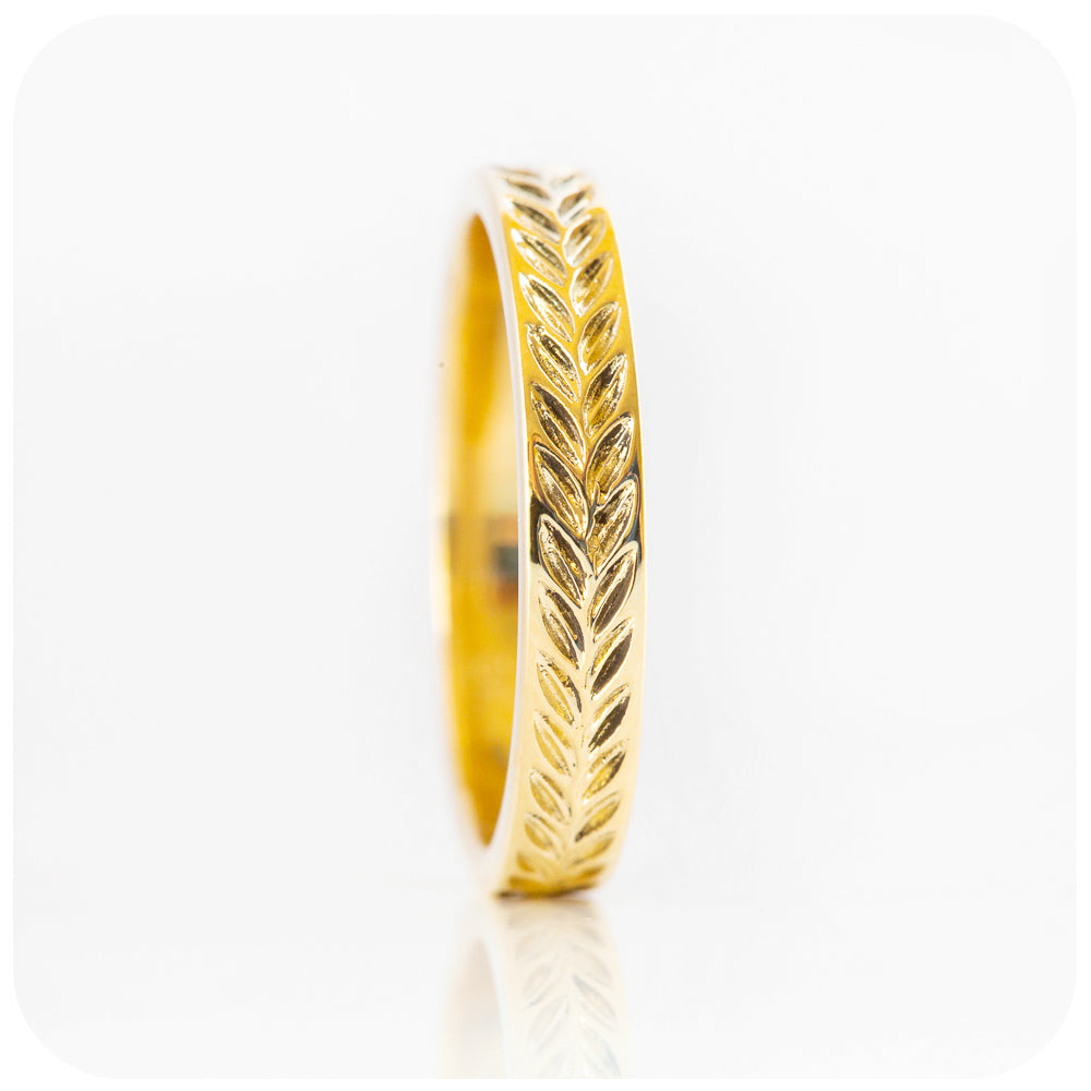 The Wreath, an Engraved Eternity Ring