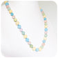 Pink Morganite, Blue, Green and Yellow Beryl Necklace